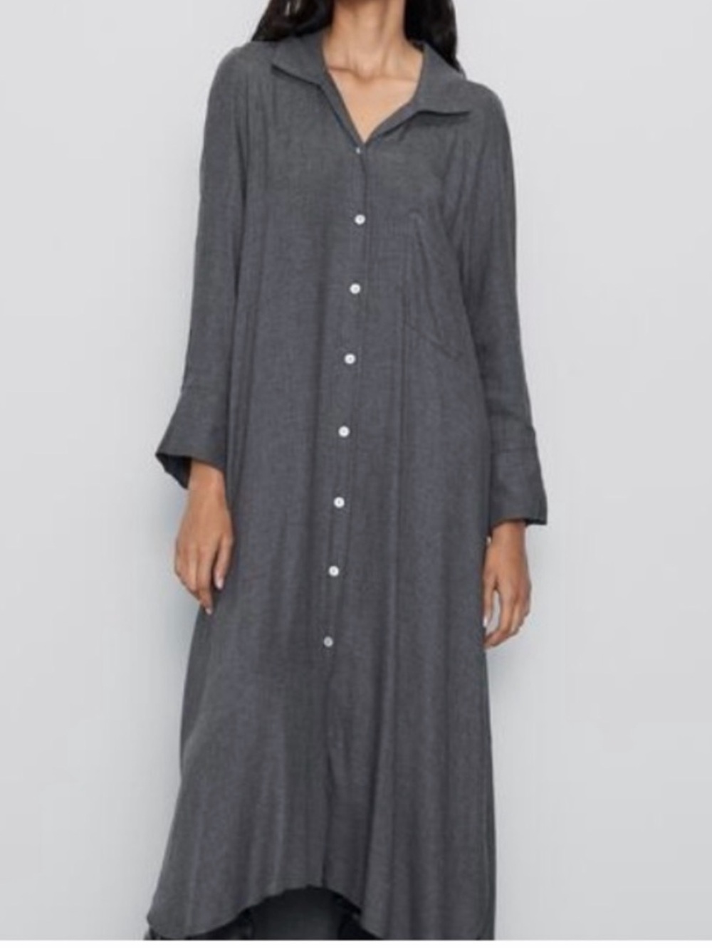 Long Zara shirt dress - Picture 4 of 11